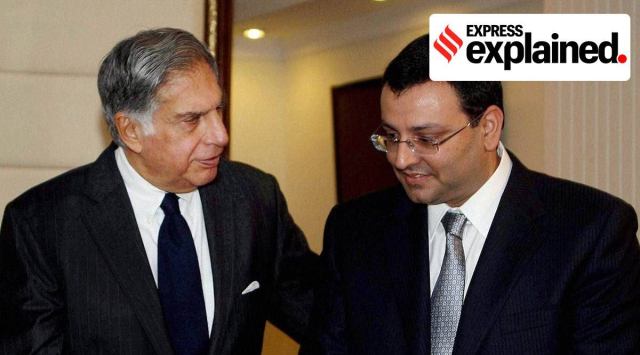 Ratan Tata with Cyrus Mistry, whose removal as Tata Sons Exceutive Chairman has led to a long legal battle. (Express File photo)
