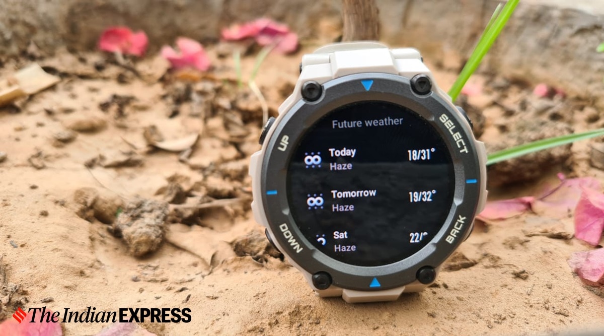 Amazfit t best sale rex running review