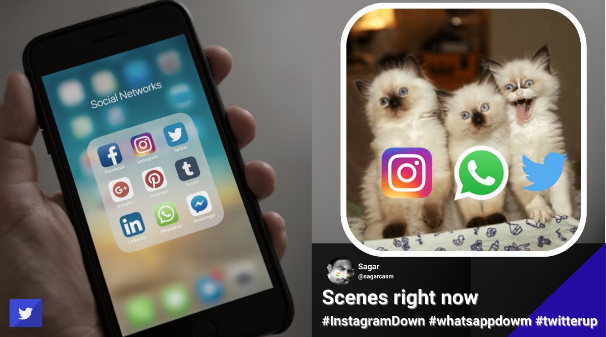 whatsapp down, instagram down, facebook down, whatsapp down memes, instagram down memes, facebook global outage, viral news, indian express