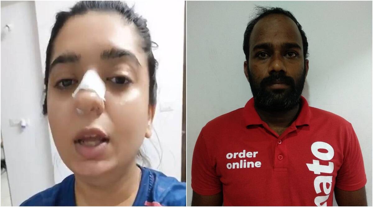 Zomato delivery agent files counter complaint against Bengaluru woman,  alleges abuse and assault | Bangalore News - The Indian Express