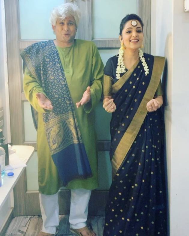 sugandha mishra sanket bhosale photos