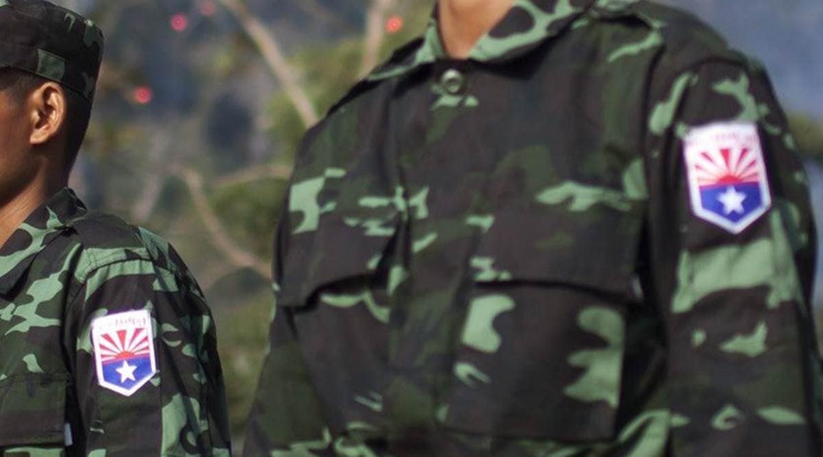 Karen National Liberation Army (KNLA)'s Seventh Brigade.  Photographer: Kc Ortiz/AFP/Getty Images/Via Bloomberg