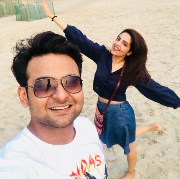 sugandha mishra sanket bhosale vacation pics