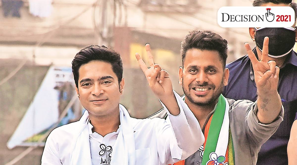 Cyclone Amphan, Abhishek Banerjee, South 24 Paraganas, west bengal election, west bengal assembly elections 2021, assembly elections 2021, election news, indian express