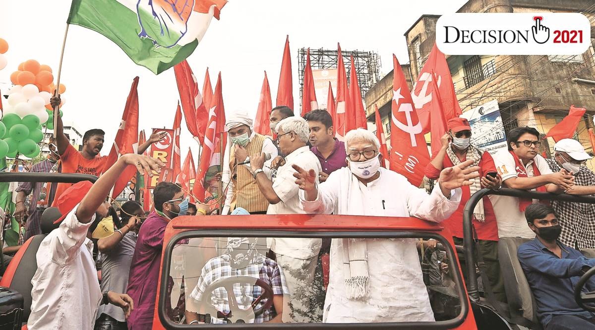 Adhir joins Left leaders during Jadavpur roadshow to ‘bridge the distance’