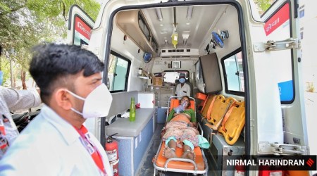 Covid-19 India second wave, coronavirus cases in gujarat, gujarat covid-19 cases, gujarat oxygen, india news, indian express