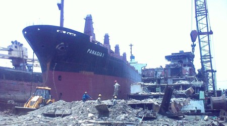 Alang ship-breaking yard