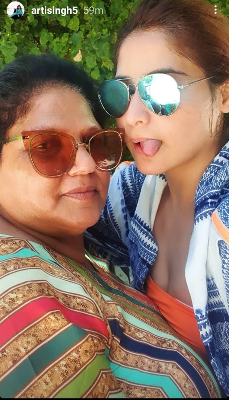 arrti singh maldives vacation