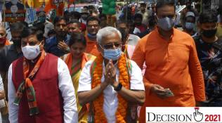 Subrata saha, who is Subrata saha, bjp rashbehari candidate, bengal elections, indian express