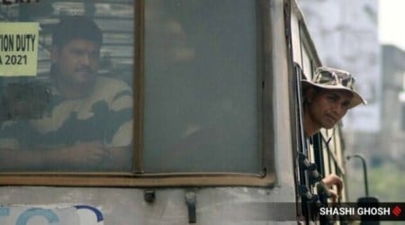 During the West Bengal Assembly elections (Express Photo: Shashi Ghosh)