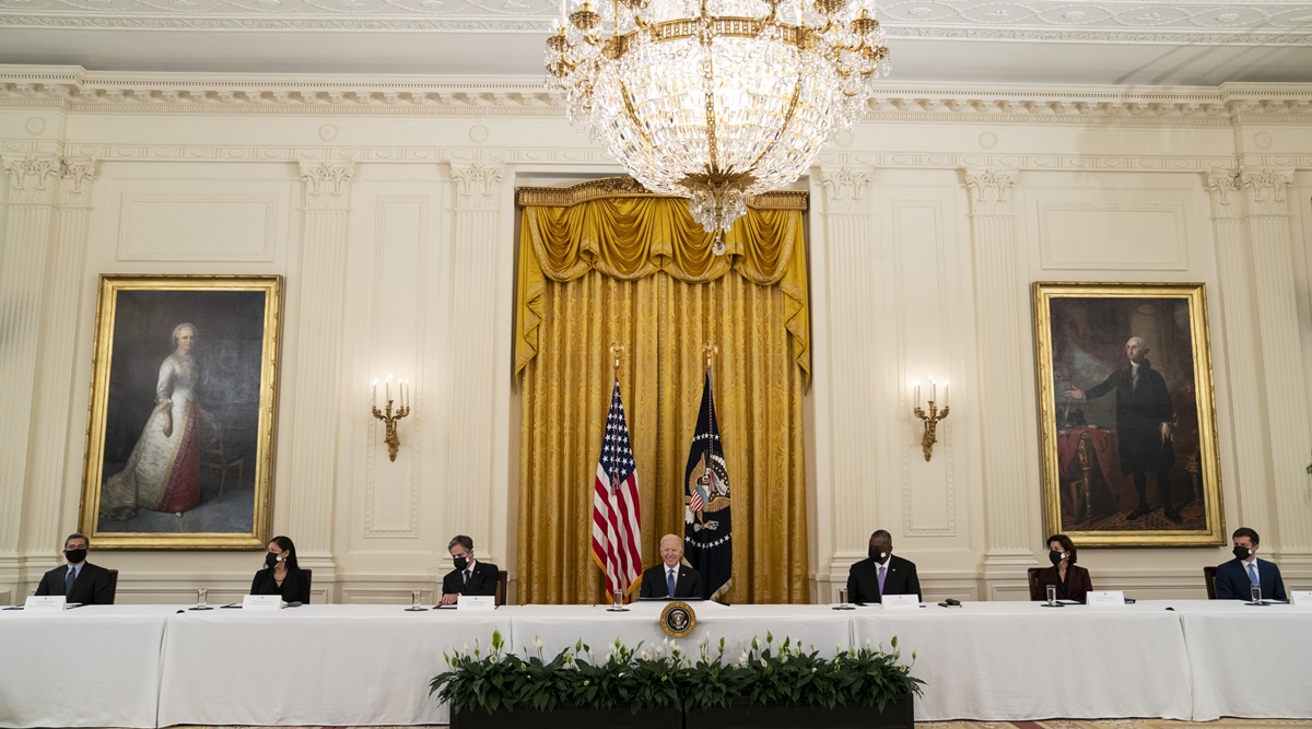 At 1st Cabinet meeting, Biden says team ‘looks like America’