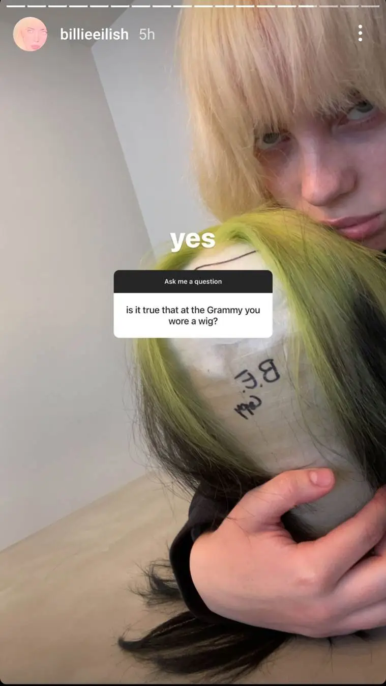 It took six weeks to accomplish': Billie Eilish answers questions about her  hair on Instagram | Lifestyle News,The Indian Express