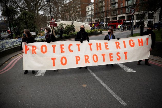 Britain kill the bill protest