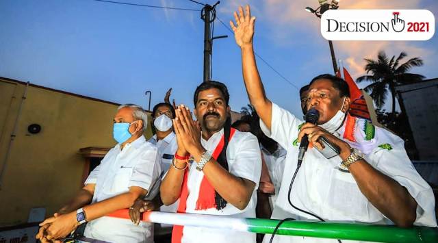 Congress leader and former CM Narayanaswamy is not contesting the election. (PTI)