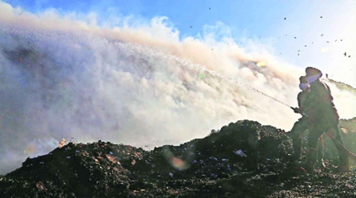 Chandigarh: Fire at waste processing plant, Dadumajra dumping ground