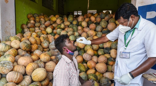 Koyambedu market, Chennai, COVID-19
