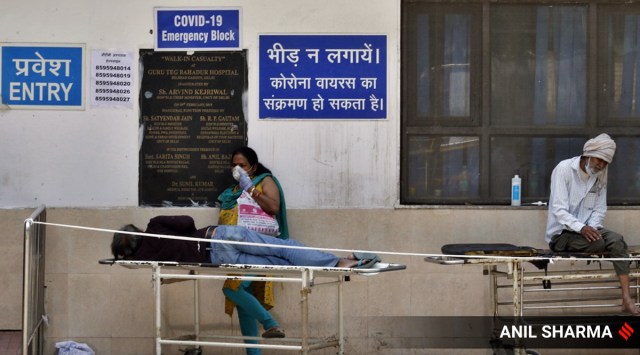 At Delhi's GTB hospital. (Express photo: Anil Sharma)