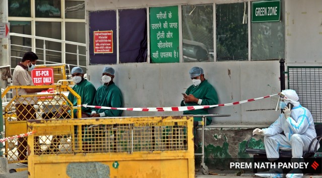 At Delhi's Ganga Ram hospital. 