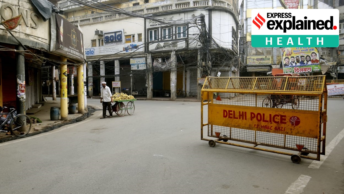 Delhi Chief Minister Arvind Kejriwal announced the extension of the ongoing lockdown till May 3. (Express Photo by Praveen Khanna)