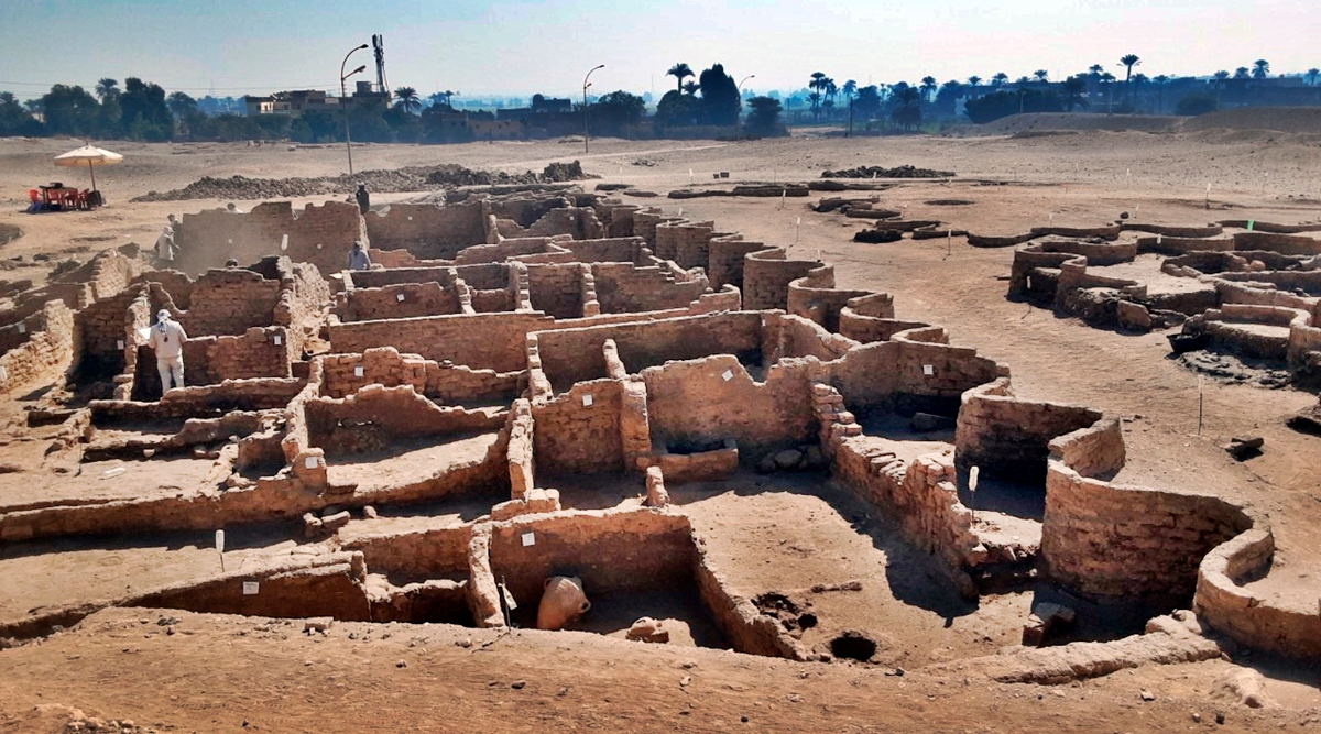 Archaeologists unearth an ancient pharaonic city in Egypt | World News - The Indian Express