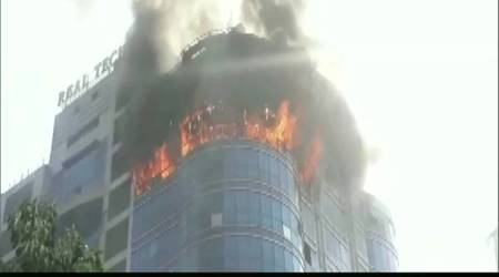 Vashi, Mumbai, Vashi fire, Mumbai fire, mumbai news, indian express