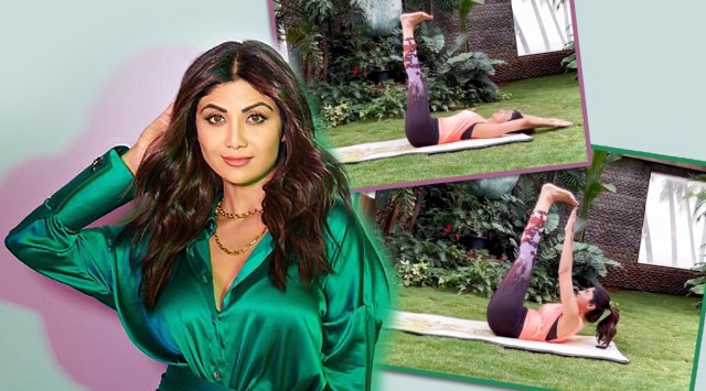 shilpa shetty fitness, shilpa shetty news, pandemic stress, how to beat pandemic, mental health, challenging yoga pose, yoga indianexpress.com, indianexpress, yoga fitness routine,