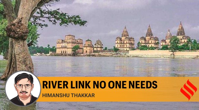 A view of Orchha’s monuments from the Betwa river. (File photo)