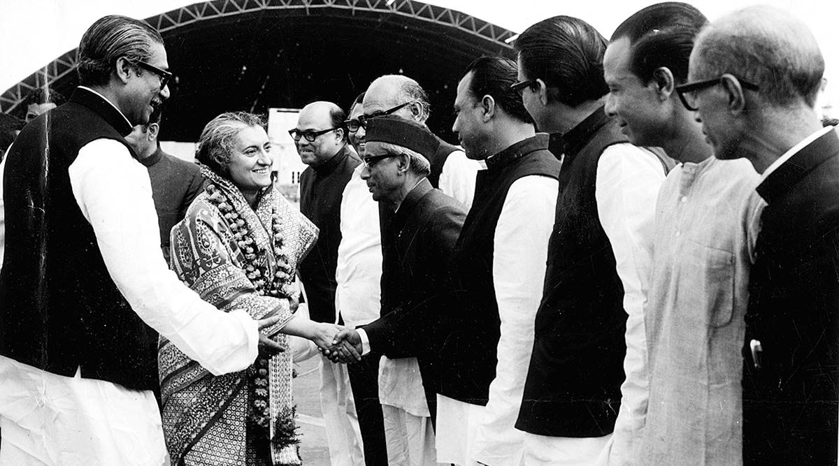 Sheikh Mujibur Rehman, Prime Minister of the People's Republic of Bangladesh, Prime Minister Indira Gandhi, india pakistan partition, india news, pakistan news, indian express opinion