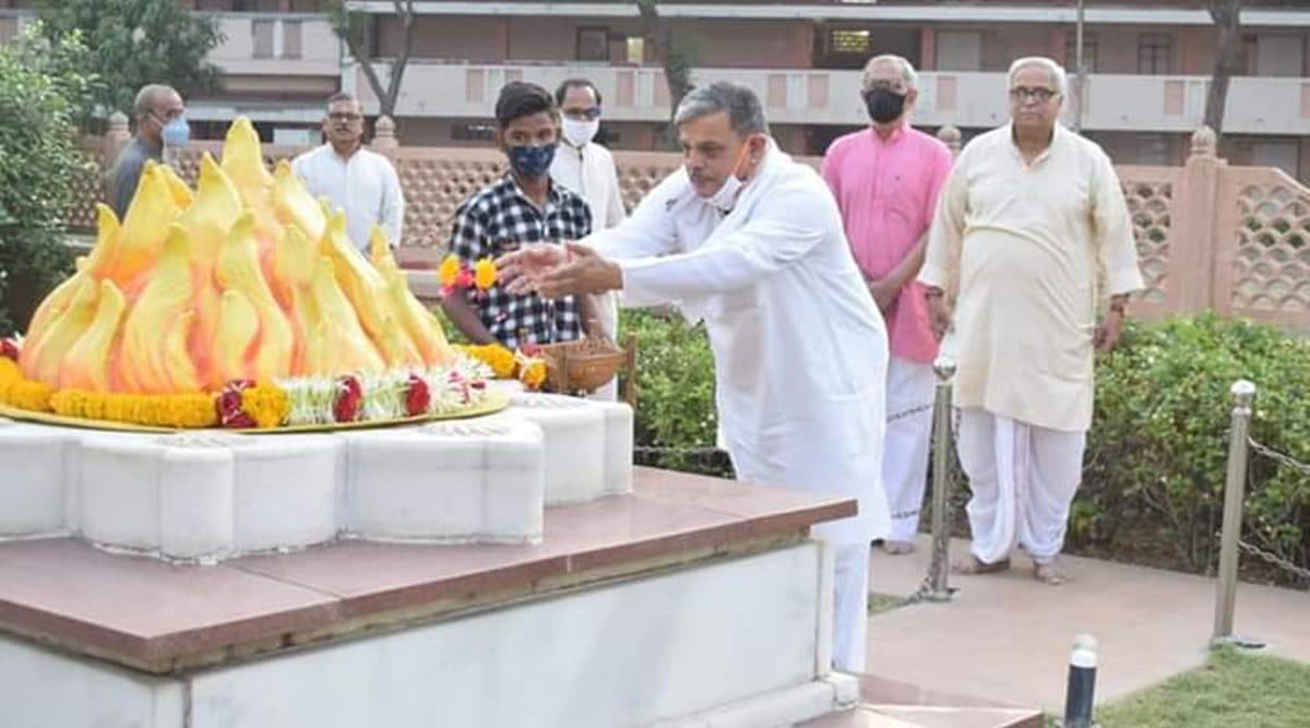 Dattatreya Hosabale Visits RSS HQ For First Time As Sarkaryavah India 
