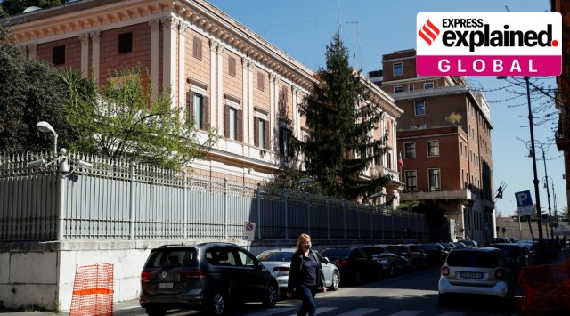 italy navy officer arrested, Russia official arrested, Russian embassy, italy espionage plot, indian express