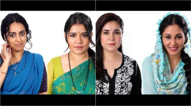 Jahaan Chaar yaar starring Swara Bhaskar, Sikha Talsania, Meher Vij and Pooja Chopra went on floors in March. (Photo: PR Handout)