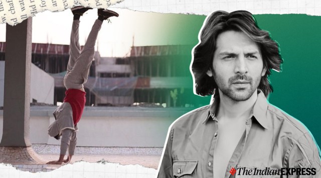 handstands, how to do handstands, kartik aaryan fitness, fitness goals, indianexpress.com, indianexpress, covid-19, home quarantine,