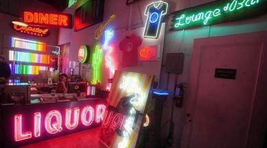 New York store, neon signs, neon lights, Let There Be Neon, indian express news