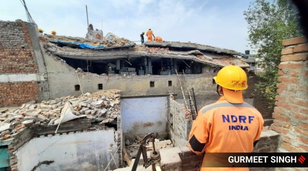 Ludhiana, Ludhiana building collapse, Ludhiana news, Indian Express