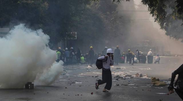 AAPP claimed that the military used assault rifles, rocket-propelled grenades and hand grenades on anti-coup protesters. (Representational/AP)