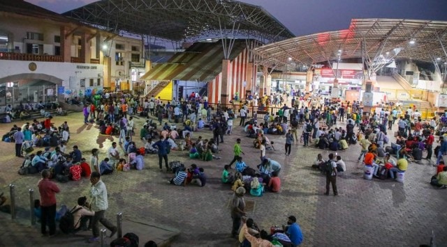 Mumbai migrants, mumbai night curfew, mumbai. mumbai news, mumbai city news, mumbai latest news, maharashtra news, maharashtra city news, indian express