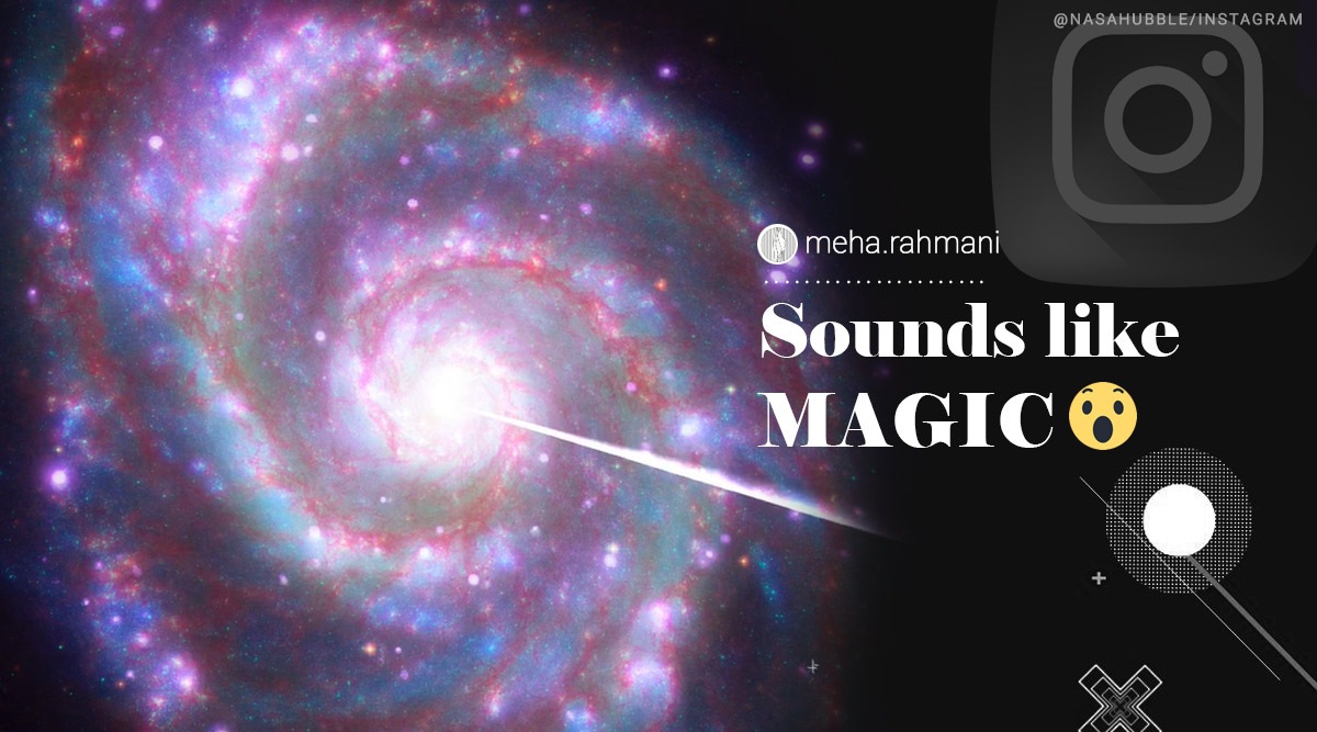 NASA, NASA data sonification video, NASA data sonification projects, NASA whirlpool galaxy, whirlpool galaxy sonification video, Galaxy sonification videos, NASA Instagram, NASA Hubble, Trending news, Indian Express news.