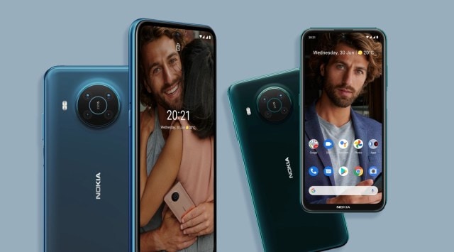 Nokia X20 and X10 are seen in this photo. 
