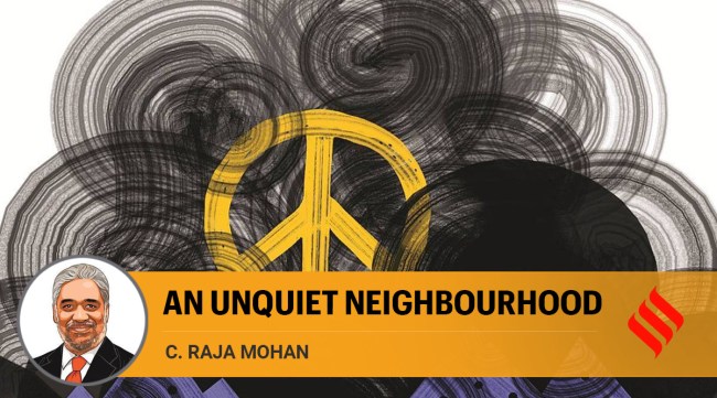 Peace diplomacy is reinforced by carrots and sticks. (Illustration by C R Sasikumar)