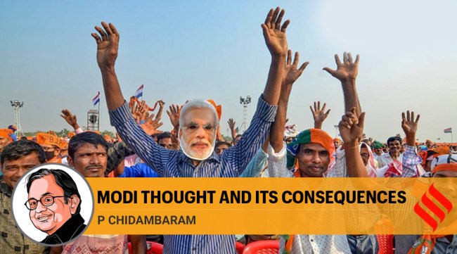BJP supporters during Prime Minister Narendra Modi's election campaign rally ahead of the Assam Assembly polls , at Sipajhar in Darrang district. (PTI)