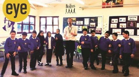 High note: The music curriculum at the Feversham Primary Academy, Bradford, has made it one of the best performing schools in Britain.