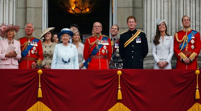 A picture of Britain's Royal Family .