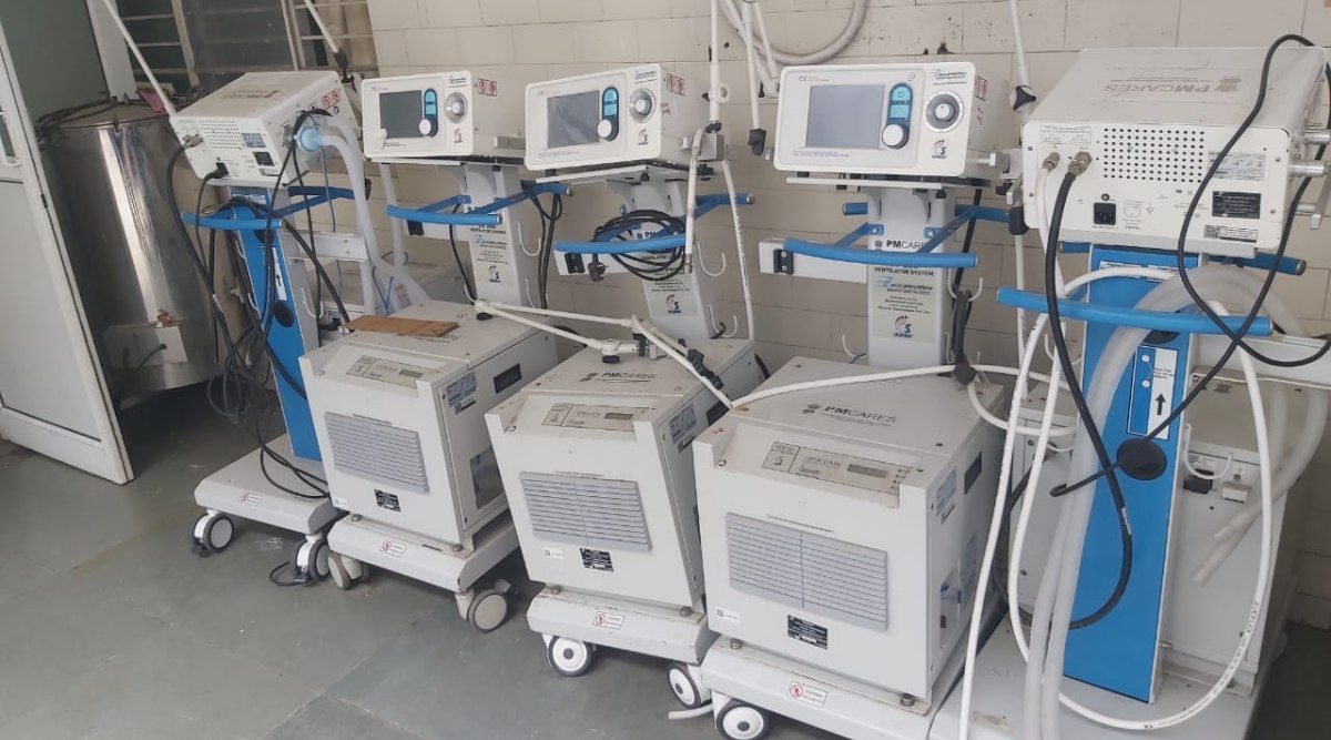 Pune: 17 ventilators received under PM-Care Fund gather dust at YCM hospital | Cities News,The Indian Express