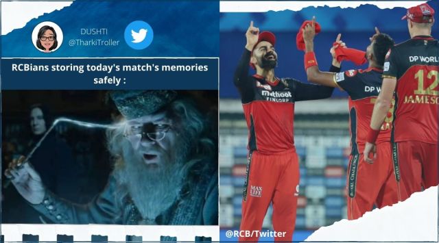 IPL, IPL 2021, IPL 2021 match, IPL 2021 memes, IPL 2021 Twitter reactions, IPL 2021 match updates, RCB vs RR, RCB vs RR match memes, RCB vs RR match summary, RCB vs RR match reactions Twitter, RCB vs RR score, RCB vs RR live updates, Trending news, Sports news, cricket news, Indian Express.