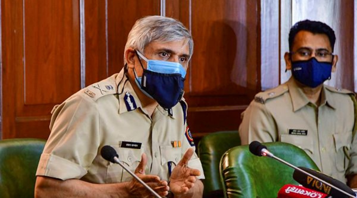 Maharashtra DGP, colaba, COVID-19 pandemic, Sanjay Pandey, India news, indian express, mumbai news