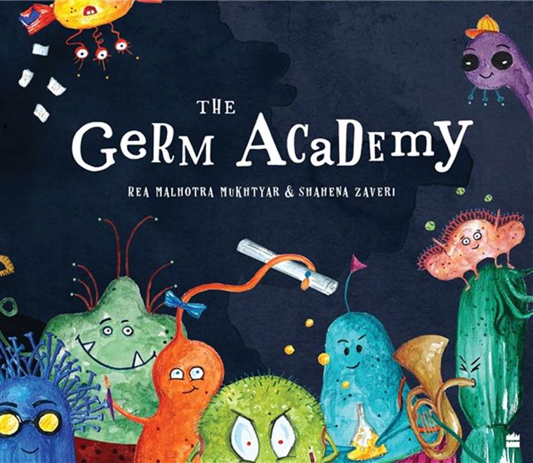 children's book, children's book on the pandemic, explaining the pandemic to kids, Germ Academy, book Germ Academy, what is Germ Academy, children's book that talks about the coronavirus infection, parenting, indian express news