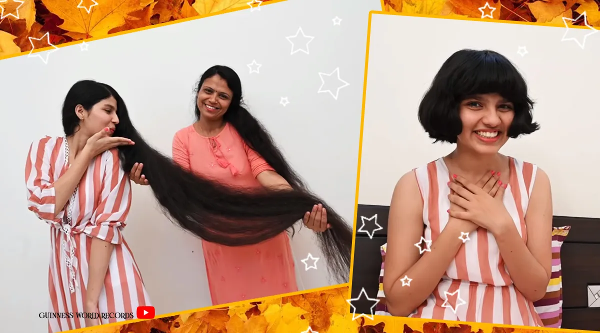 Gujarat's Rapunzel, world record holder for longest hair, gets first  haircut in 12 years | Trending News,The Indian Express