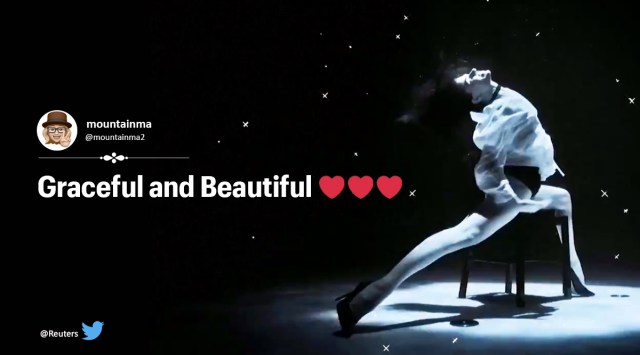 Underwater dance, Underwater tango, Woman performs underwater tango, Spanish dancer and diver, Viral video, Underwater dance viral video, Underwater tango videos, Trending news, Indian Express news