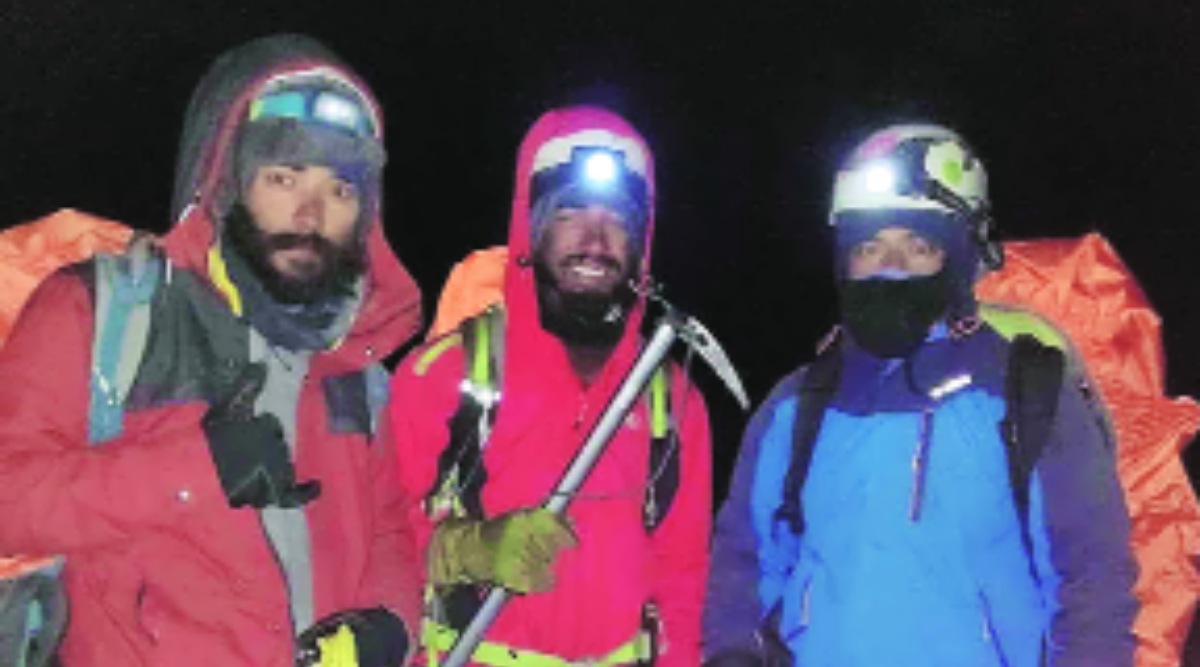 (Extreme Left) Panchkula resident Aditya Gaur and Chandigarh resident Vishal Thakur (extreme right). (Express  Photo)