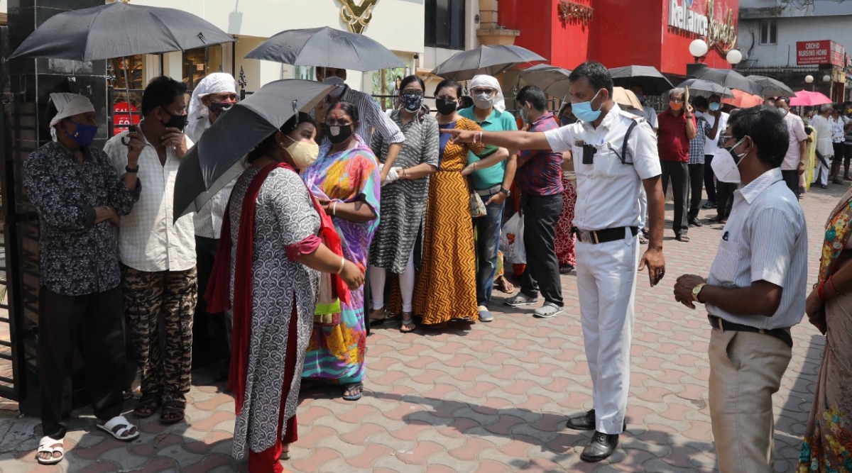 Ground reports from states indicate a complex set of problems ranging from shortage of doses to glitches on the registration portal to panic and fear of the vaccines running out. (Express photo by Partha Paul)